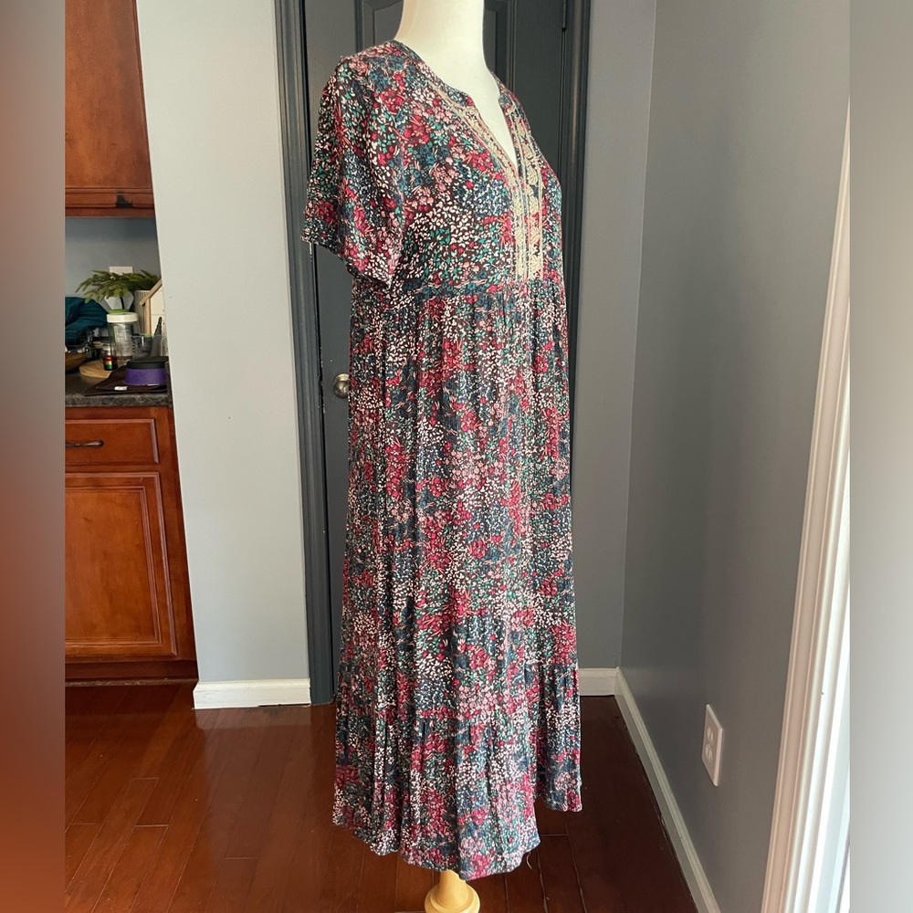 Knox Rose Floral Boho Midi Dress - Picture 2 of 8